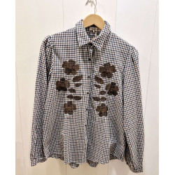CAMISA VICHY FLORES