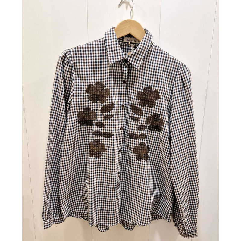 CAMISA VICHY FLORES