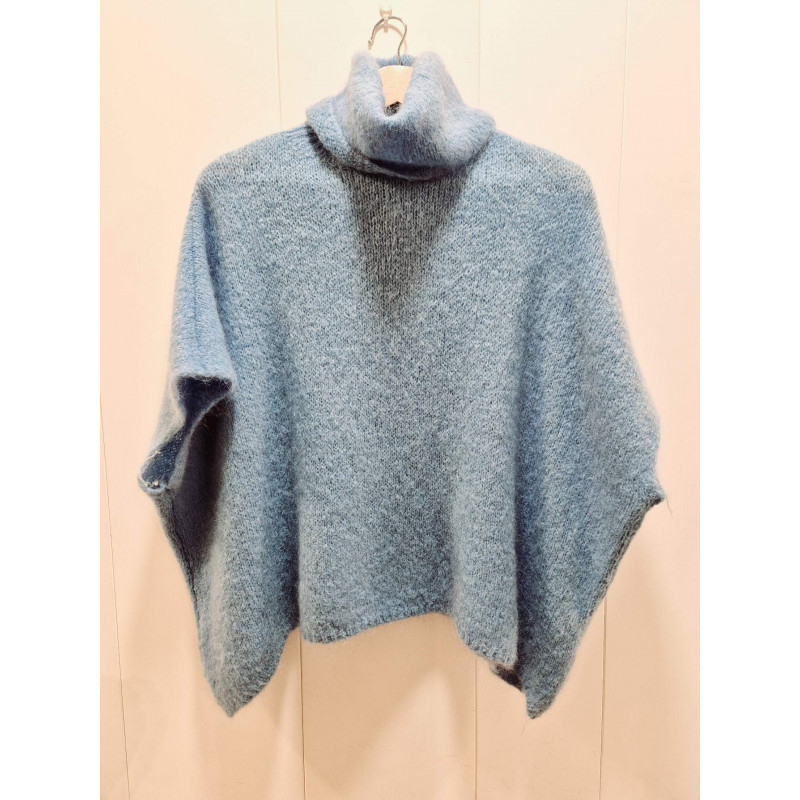 CHALECO MOHAIR CUELLO ALTO