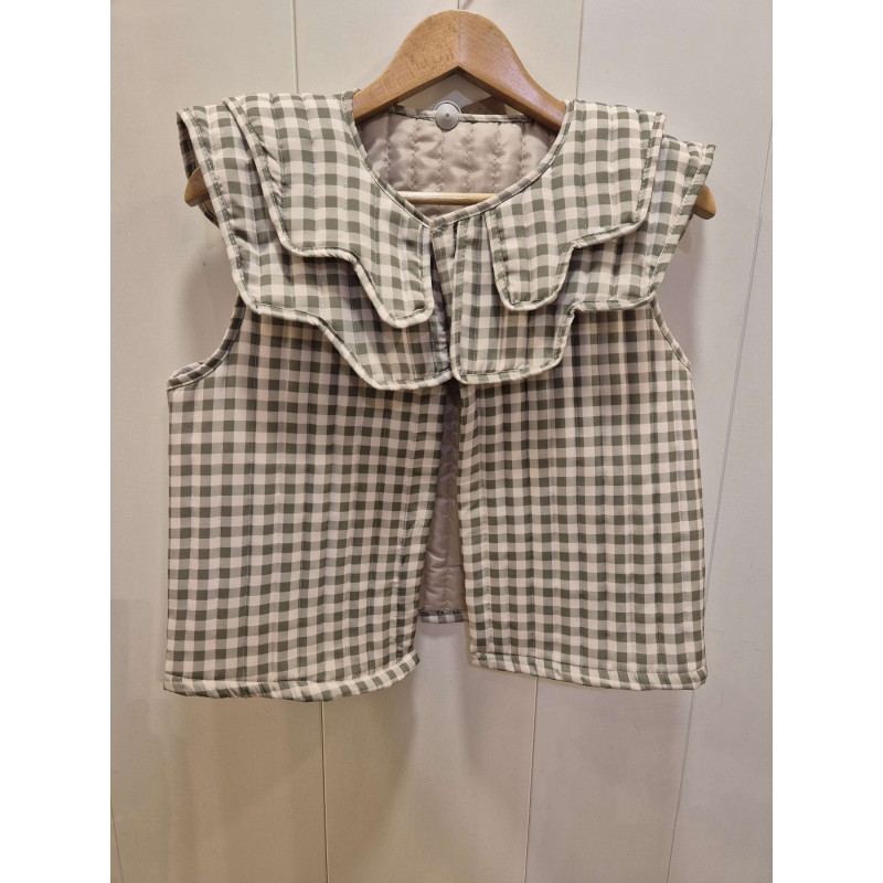 CHALECO CUADRO VICHY