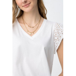 CAMISETA GRACIOSA CUELLO V TIFFOSI