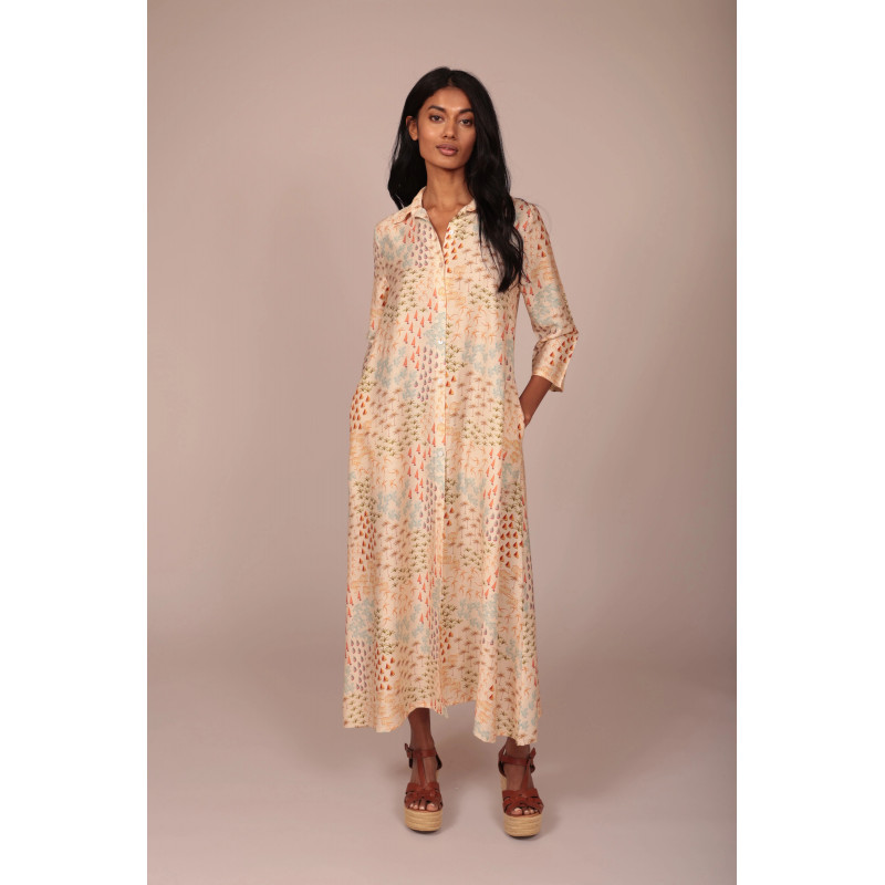 VESTIDO CAMISERO MARES LUNA LLENA