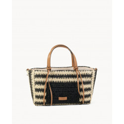 Bolso Tote de Fibra Natural que combina estilo atemporal y funcionalidad. Ideal para tu día a día o eventos especiales, este bol