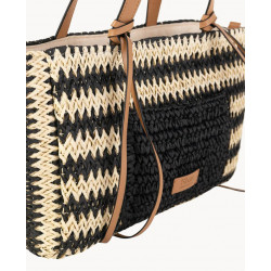 Bolso Tote de Fibra Natural que combina estilo atemporal y funcionalidad. Ideal para tu día a día o eventos especiales, este bol