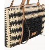 Bolso Tote de Fibra Natural que combina estilo atemporal y funcionalidad. Ideal para tu día a día o eventos especiales, este bol