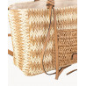 Bolso Tote de Fibra Natural que combina estilo atemporal y funcionalidad. Ideal para tu día a día o eventos especiales, este bol