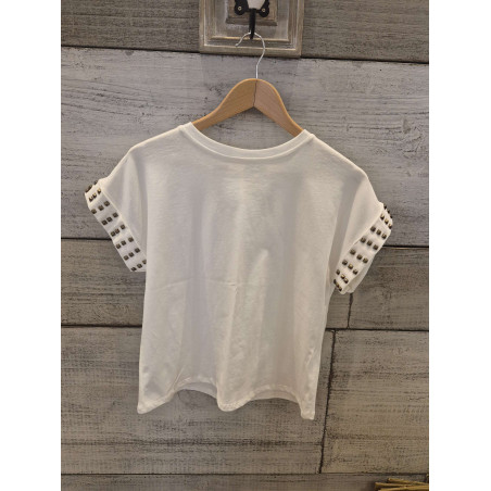 CAMISETA M/CORTA TACHAS