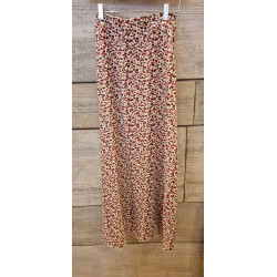 FALDA MIDI FLORES