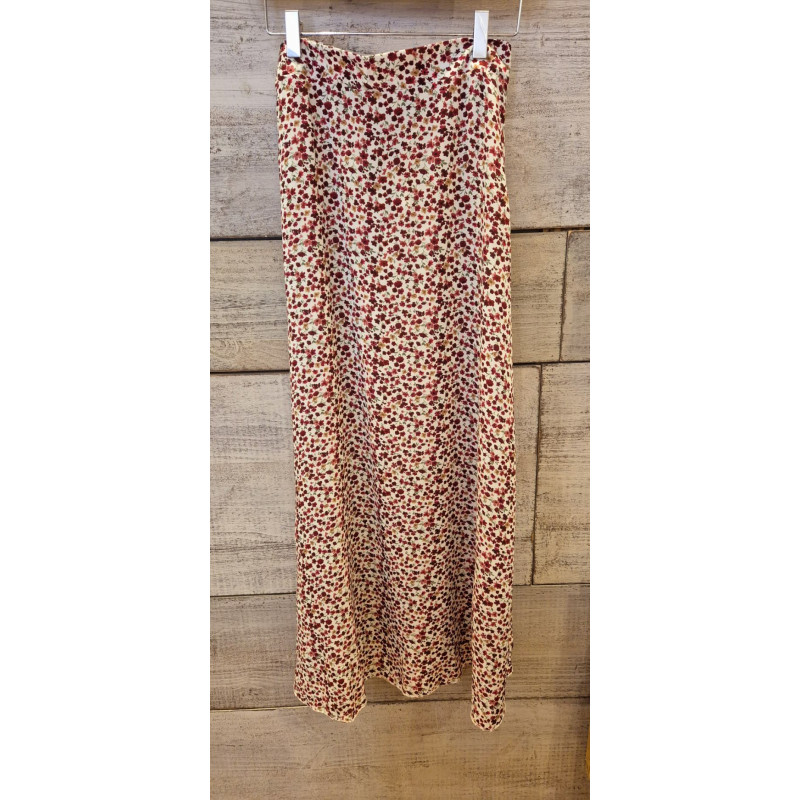 FALDA MIDI FLORES