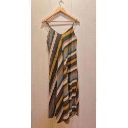 VESTIDO LARGO RAYAS
