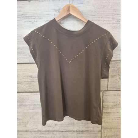 CAMISETA M/CORTA TACHAS