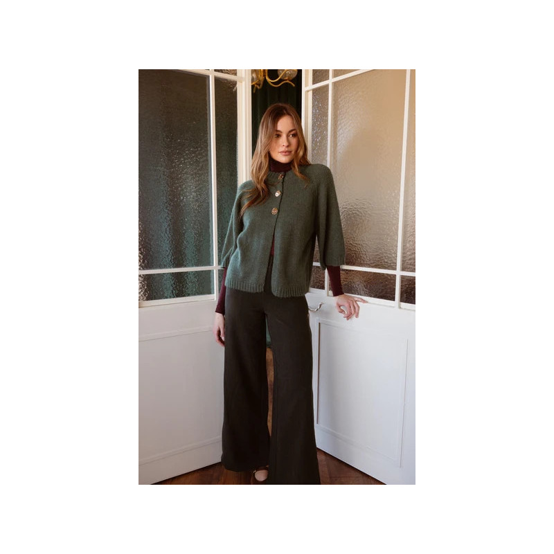 CARDIGAN VIOLETA LUNA LLENA