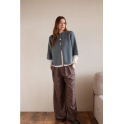 CARDIGAN VIOLETA LUNA LLENA
