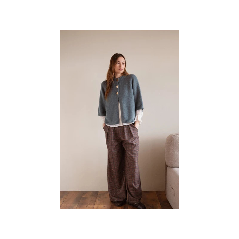 CARDIGAN VIOLETA LUNA LLENA