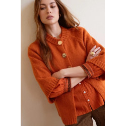 CARDIGAN VIOLETA LUNA LLENA