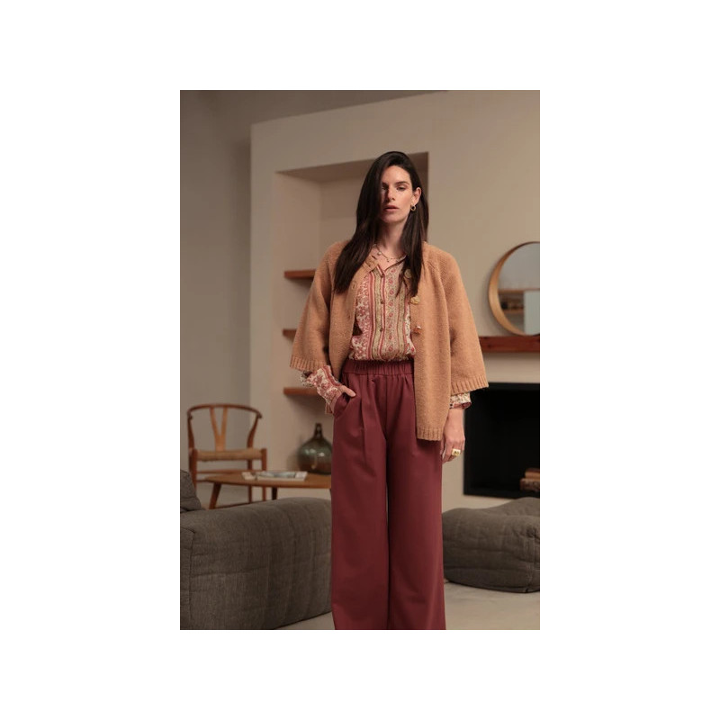 CARDIGAN VIOLETA LUNA LLENA