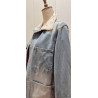 CHAQUETA DENIM DETALLE PERLAS