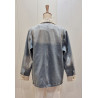 CHAQUETA DENIM DETALLE PERLAS