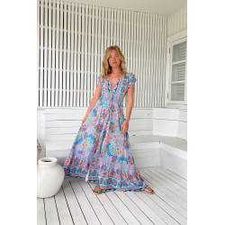 VESTIDO LARGO JAASE DAYDREAMER PRINT ROMI