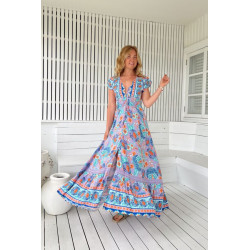 VESTIDO LARGO JAASE DAYDREAMER PRINT ROMI