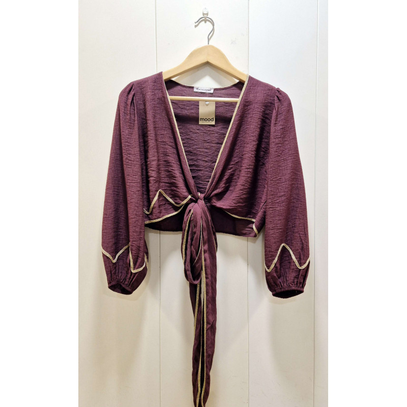 BLUSA DETALLE ZIG ZAG BLUSA DETALLE ZIG ZAG