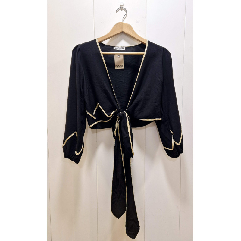 BLUSA DETALLE ZIG ZAG BLUSA DETALLE ZIG ZAG