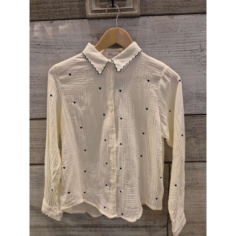 CAMISA BAMBULA CORAZONES CAMISA BAMBULA CORAZONES